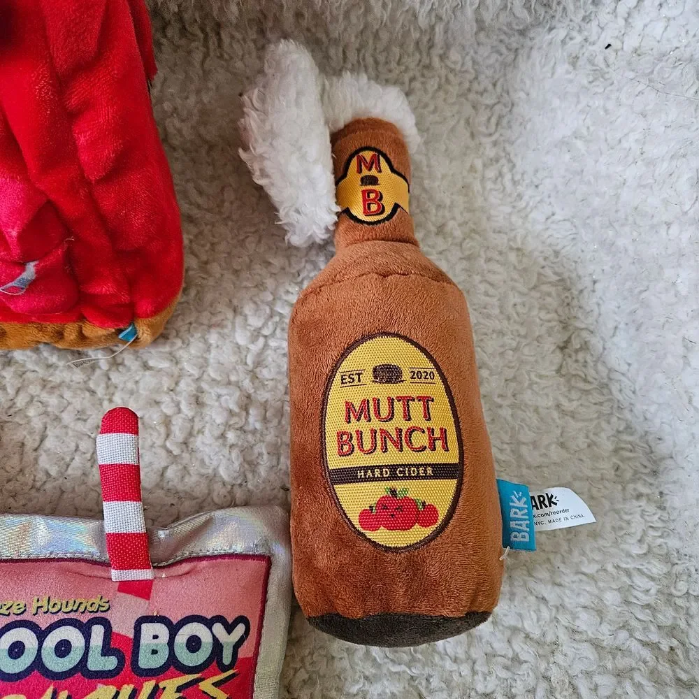 Bark Box Lot of 6‎ Plush Dog Toys